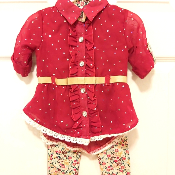 Little Lass Other - NEW (no tags): 2 Piece Outfit (Burgandy)